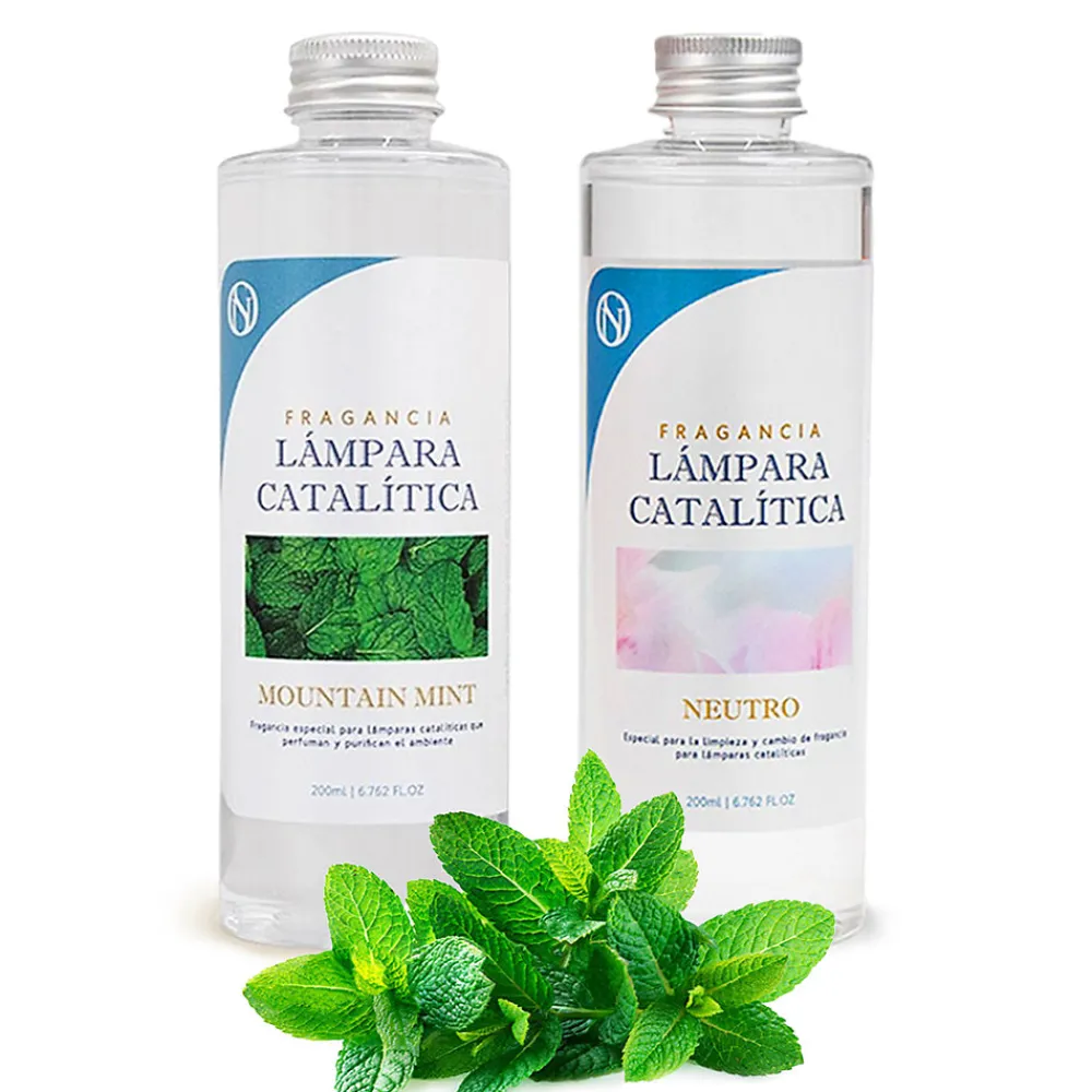 Pack économique Lampe Catalytique Mosaïque de minuit + Parfum Mountain Mint (200 ml) + Nettoyant Neutre (200 ml) + Mèche Rechange>Mamamanuela
