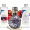 Pack économique Lampe Catalytique Mosaïque de minuit + Parfum Summer Fruits (200 ml) + Nettoyant Neutre (200 ml) + Mèche Rechange>Mamamanuela Best