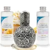 Pack économique Lampe Catalytique Mosaïque Noir + Parfum Lemon Cake (200 ml) + Nettoyant Neutre (200 ml) + Mèche de Rechange>Mamamanuela Online