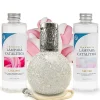 Pack économique Lampe Catalytique Mosaïque Blanc + Parfum Lollipop (500 ml) + Nettoyant Neutre (200 ml) + Mèche de Rechange>Mamamanuela Hot