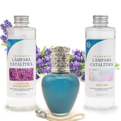 Pack économique Lampe Catalytique Aqua Marina + Parfum Lavender Expression (200 ml) + Nettoyant Neutre (200 ml) + Mèche Rechange>Mamamanuela Clearance