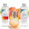 Pack économique Lampe Catalytique Orange Diamonds + Parfum Peach Velvet (500 ml) + Nettoyant Neutre (200 ml) + Mèche de Rechange>Mamamanuela