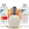 Pack économique Lampe Catalytique Mosaïque Blanc + Parfum Peach Velvet (500 ml) + Nettoyant Neutre (200 ml) + Mèche de Rechange>Mamamanuela Clearance