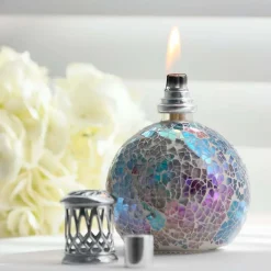 Pack économique 2x grandes mèches de rechange pour lampe catalytique 200 ml. Tête en céramique et cordon 100% coton>Mamamanuela