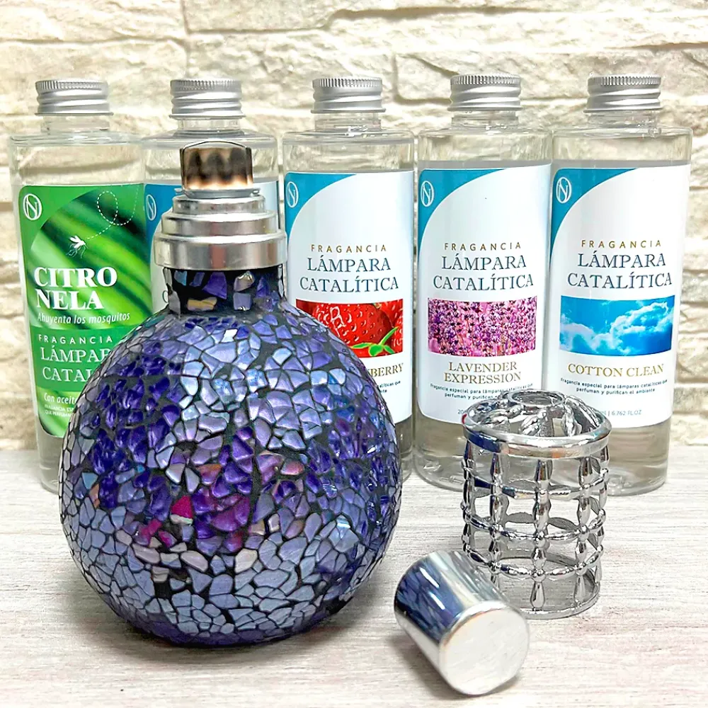 Mamamanuela Pack économique 2x Parfum de lampe catalytique 500ml: Arôme Lemon Cake. Profitez plus longtemps de votre parfum préféré* Désodorisant Et Parfum D'Ambiance