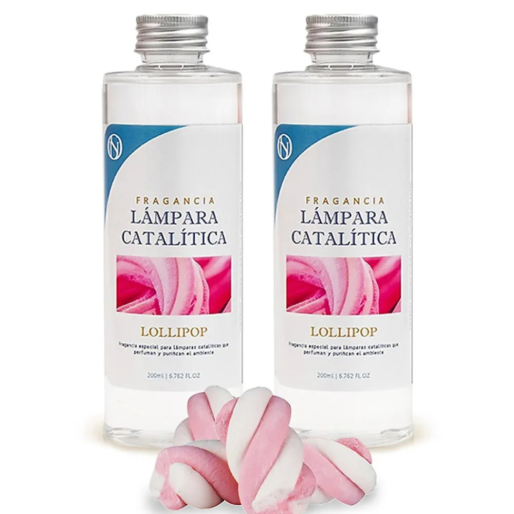 Pack économique 2x Parfum de lampe catalytique 500ml: Arôme Lollipop. Profitez plus longtemps de votre parfum préféré>Mamamanuela Clearance