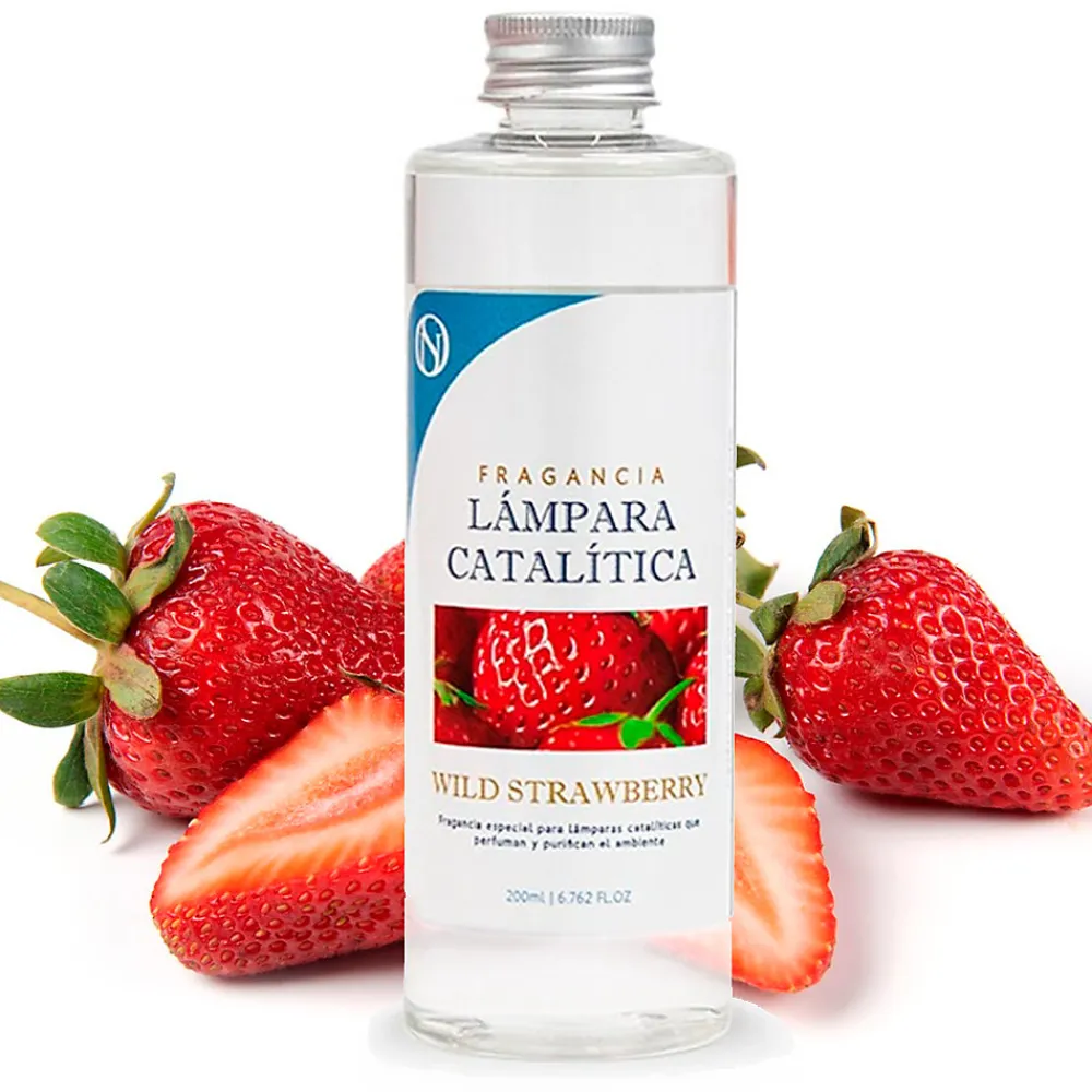 Pack économique 3x Parfum pour lampe catalytique 200 ml : Arôme Wild Strawberry - Profitez plus longtemps de votre parfum préféré>Mamamanuela Best