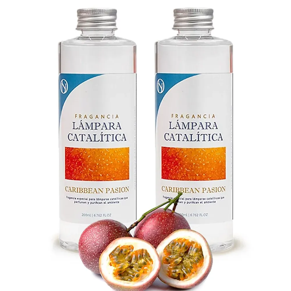 Mamamanuela Pack économique 2x Parfum pour lampe catalytique 500 ml : Arôme Caribbean Passion. Profitez plus longtemps de votre parfum préféré* Désodorisant Et Parfum D'Ambiance