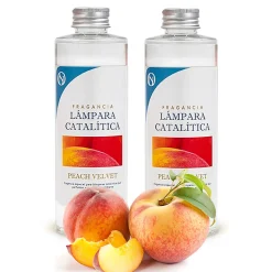 Pack économique 2x Parfum pour lampe catalytique : Arôme Peach Velvet. Profitez plus longtemps de votre parfum préféré>Mamamanuela Outlet