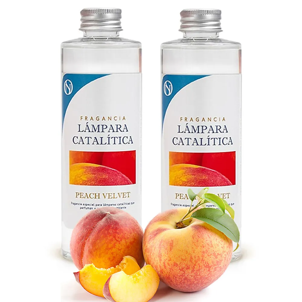 Pack économique 2x Parfum pour lampe catalytique : Arôme Peach Velvet. Profitez plus longtemps de votre parfum préféré>Mamamanuela Outlet