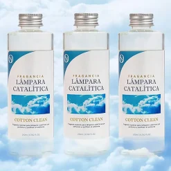 Mamamanuela Pack économique 3x Parfum pour lampe catalytique 500 ml : Arôme Cotton Clean - Profitez plus longtemps de votre parfum préféré* Désodorisant Et Parfum D'Ambiance