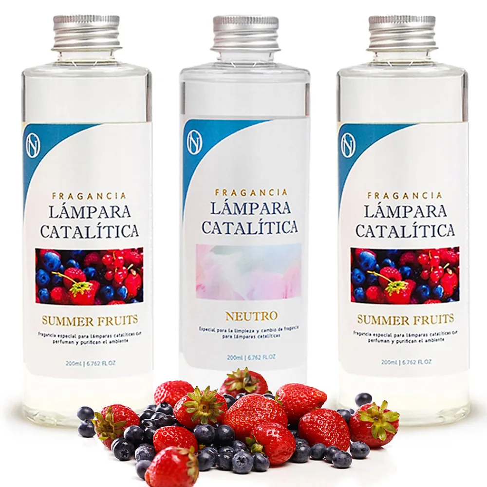 Pack économique 3x Parfums pour lampe catalytique 200 ml : 2 arômes de Sumer Fruits + nettoyant neutre>Mamamanuela Clearance