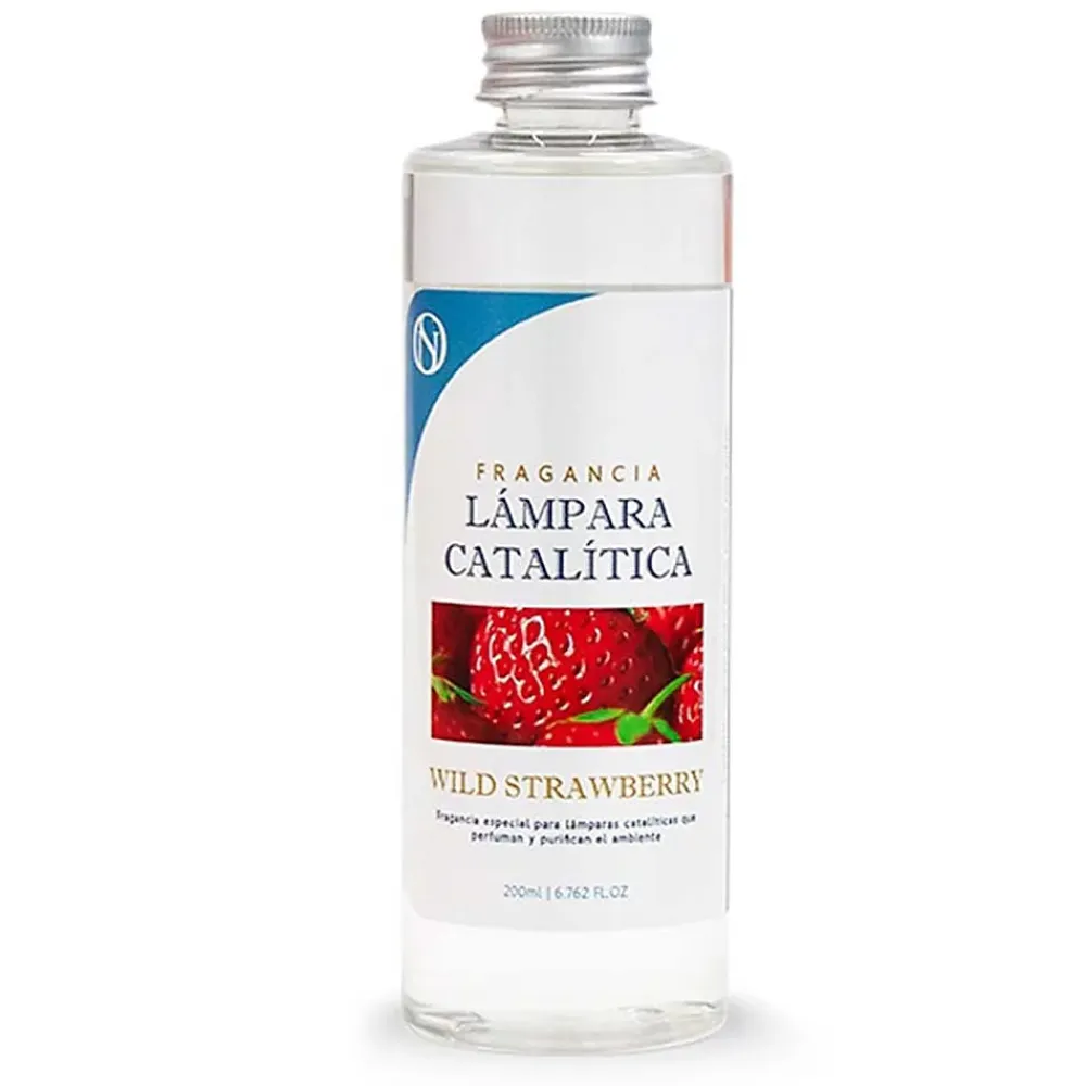 Mamamanuela Pack économique 3x Parfums pour lampe catalytique 200 ml : 2 arôme Wild Strawberry + nettoyant neutre* Désodorisant Et Parfum D'Ambiance