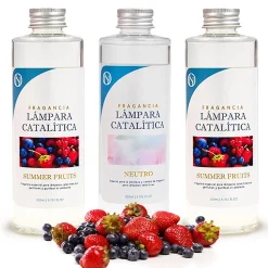 Pack économique 3x Parfums pour Lampe Catalytique : 2 Arômes Summer Fruits 500 ml + Nettoyant Neutre 200 ml>Mamamanuela