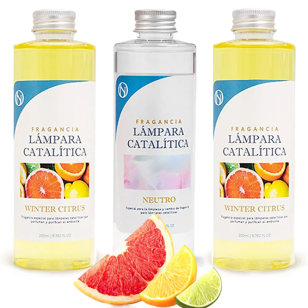 Pack économique 3x Parfums pour Lampe Catalytique : 2 Arômes Winter Citrus 500 ml + Nettoyant Neutre 200 ml>Mamamanuela Clearance