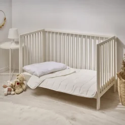 Bleu Calin Pack couette + oreiller bébé COTON BIO* Couette
