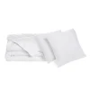 Pack Couette chaude 220x240cm + 2 Oreillers moelleux 60x60cm LAVABLE A 95 C>Bleu Calin Online