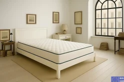 Dagostino Home Pack de 2 Matelas Mousse 90x190 New York, Ferme, Réversible, Côté Été/hiver, H15 Cm* Matelas