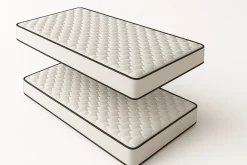 Dagostino Home Pack de 2 Matelas Mousse 90x190 New York, Ferme, Réversible, Côté Été/hiver, H15 Cm* Matelas