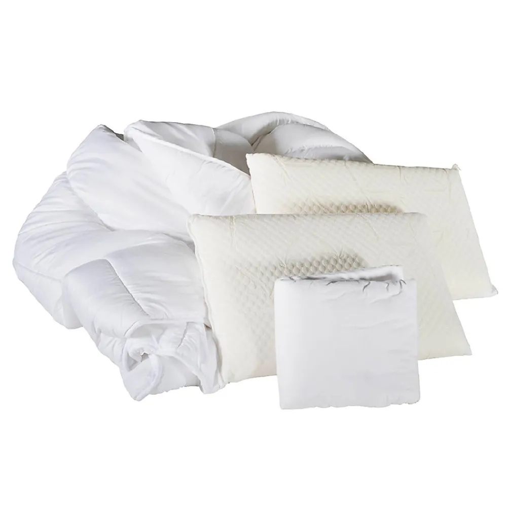 Pack Egio 160x200 cm Matelas Mousse + Sommier Bois + Accessoires>Olympe Literie Sale