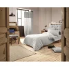 L'Effet Papillon Pack housse de couette "Gaïa" toutes dimensions "Gaze de Coton" - Gaïa Nuage - Pack 3 Pièces pour lit 90 x 190 cm (1 Housse de cou* Housse De Couette