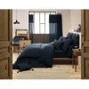 Pack housse de couette "Gaïa" toutes dimensions "Gaze de Coton" - Gaïa Minuit - Pack 4 Pièces pour lit 160 x 200 cm (1 Housse de c>L'Effet Papillon Discount