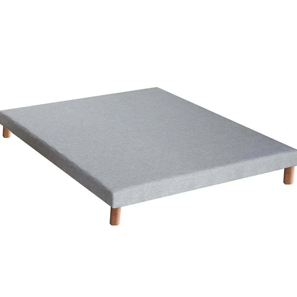 Pack matelas ressort 7 zones et sommier et oreiller couette 140x190>Idliterie