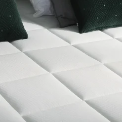 Pack matelas ressort 7 zones sommier oreiller couette 160x200><noscript><img width=