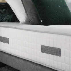 Idliterie Pack matelas ressort et visco et 2 sommiers couette oreiller 180x200* Ensemble Sommier Et Matelas