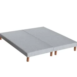 Idliterie Pack matelas ressort et visco et 2 sommiers couette oreiller 160x200* Ensemble Sommier Et Matelas