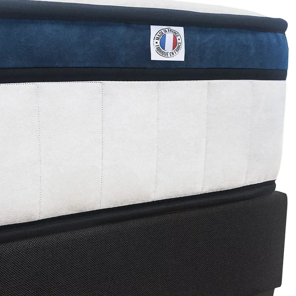 Hypsom Pack Montesquieu 180x200 cm Matelas Ressorts + Sommier Bois + Accessoires* Ensemble Sommier Et Matelas