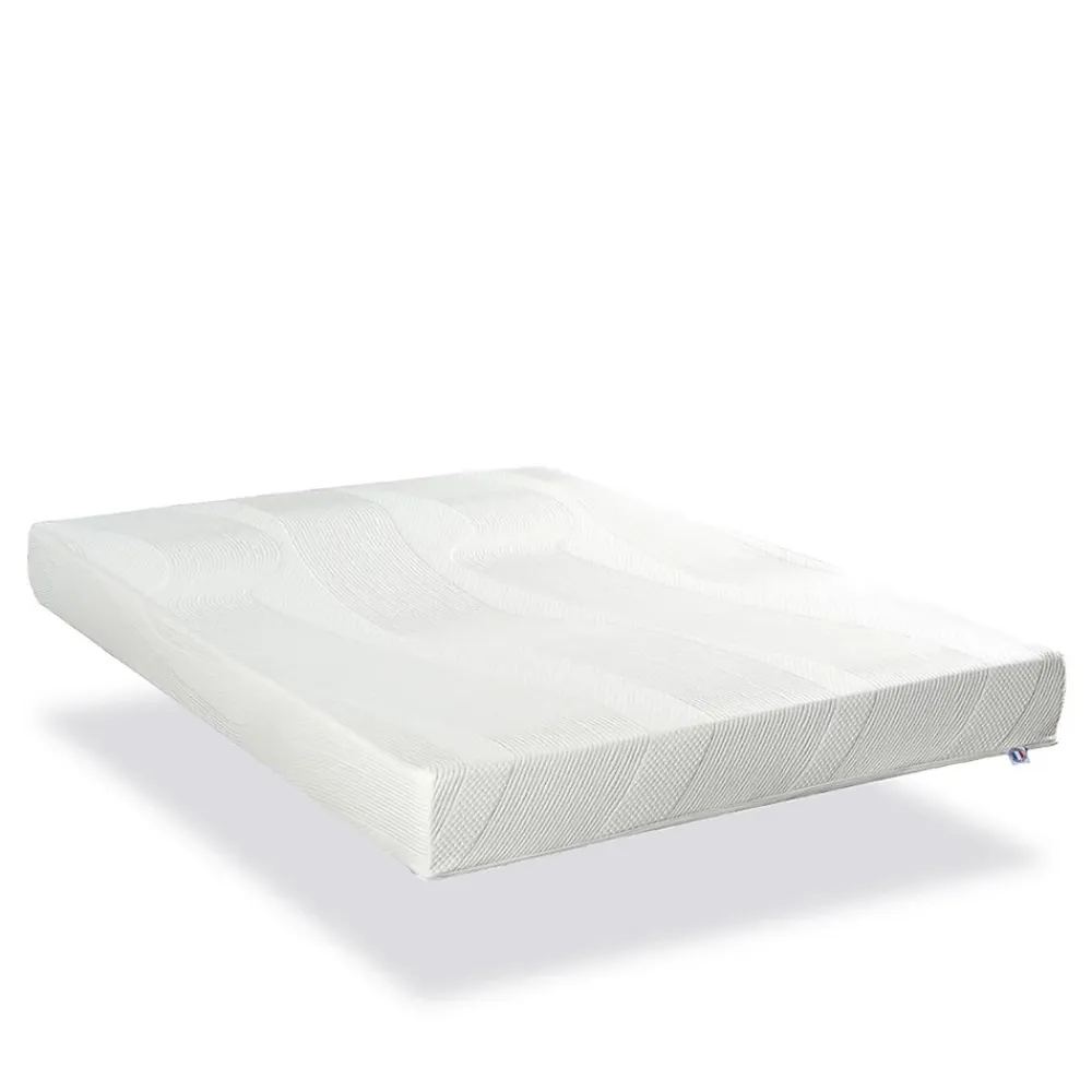 Bellecour Pack Paris 140x190 cm Matelas Mousse + Sommier Bois + Accessoires* Ensemble Sommier Et Matelas