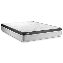 Vitalit Pack sommier kit matelas Mousse polyuréthane à mémoire de forme avec couette et oreillers* Ensemble Sommier Et Matelas