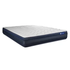 Pack sommier kit matelas Ressorts ensachés et mémoire de forme avec couette et oreillers><noscript><img data-lazyloaded=