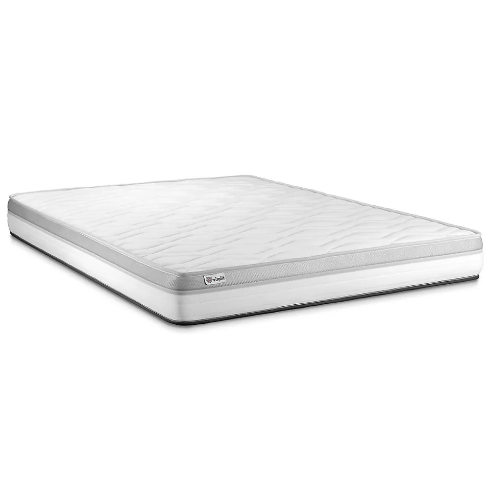 Vitalit Pack sommier kit matelas Mousse avec couette et oreillers* Ensemble Sommier Et Matelas