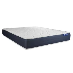 Pack sommier kit matelas Ressorts ensachés et mémoire de forme avec couette et oreillers><noscript><img width=