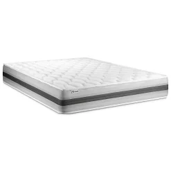 Vitalit Pack sommier kit matelas Ressorts ensachés et mémoire de forme avec couette et oreillers* Ensemble Sommier Et Matelas