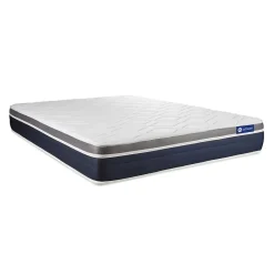 Actisom Pack sommier kit matelas Latex et mémoire de forme avec couette et oreillers* Ensemble Sommier Et Matelas