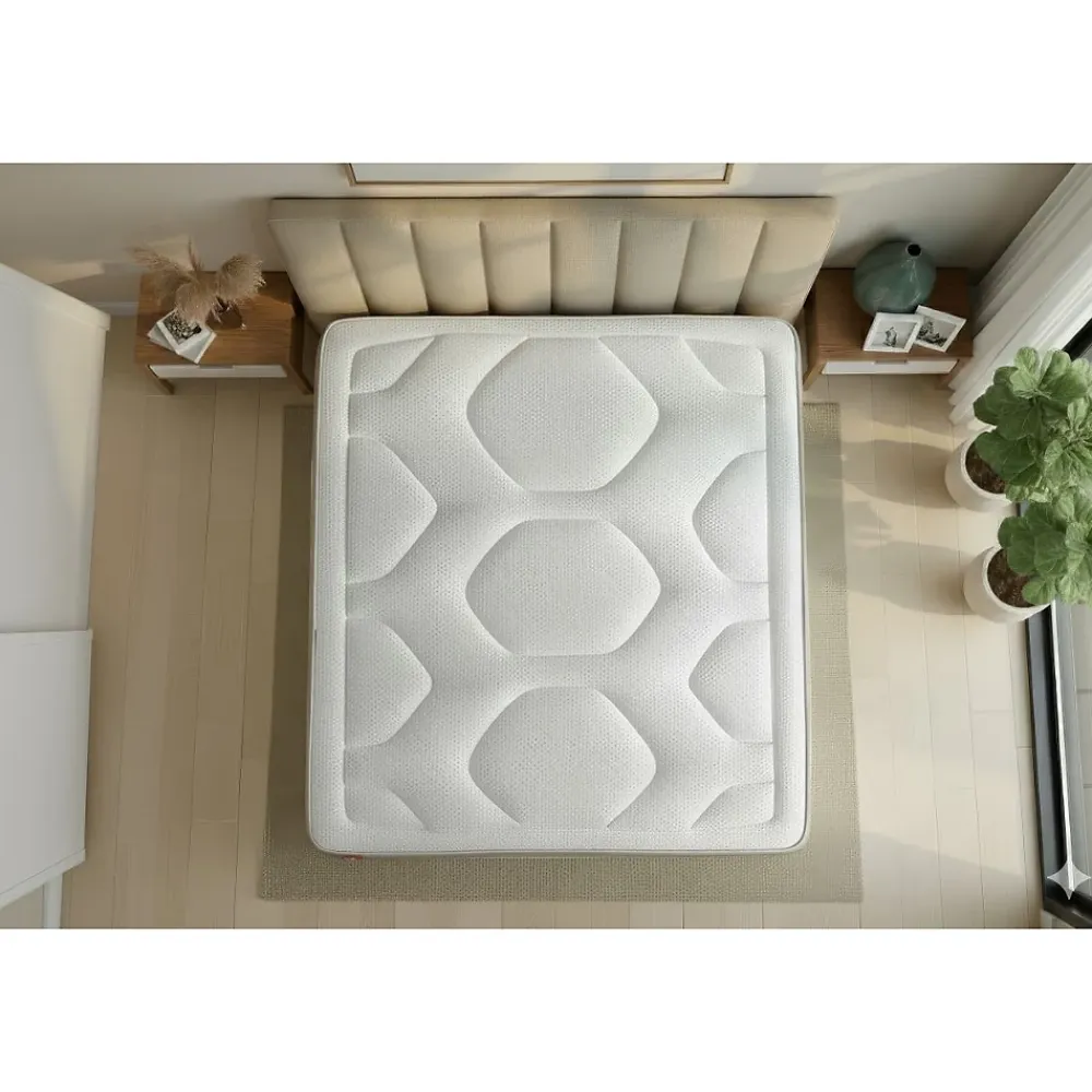 Marmottes & Co Pack sommier kit matelas Mémoire de forme avec couette et oreillers* Ensemble Sommier Et Matelas