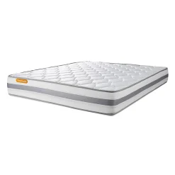 Pack sommier kit matelas Ressorts ensachés et mémoire de forme avec couette et oreillers><noscript><img width=