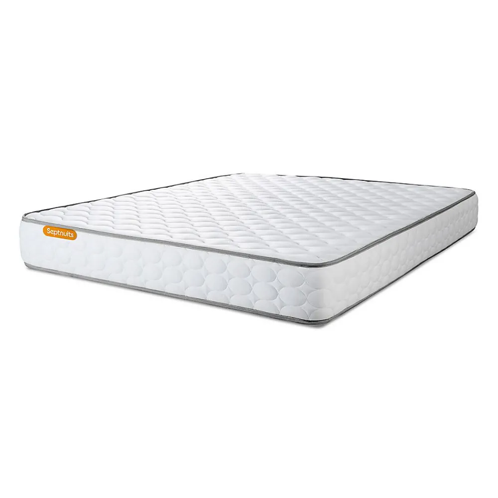 Pack sommier kit matelas Mémoire de forme avec couette et oreillers>Sept Nuits Discount