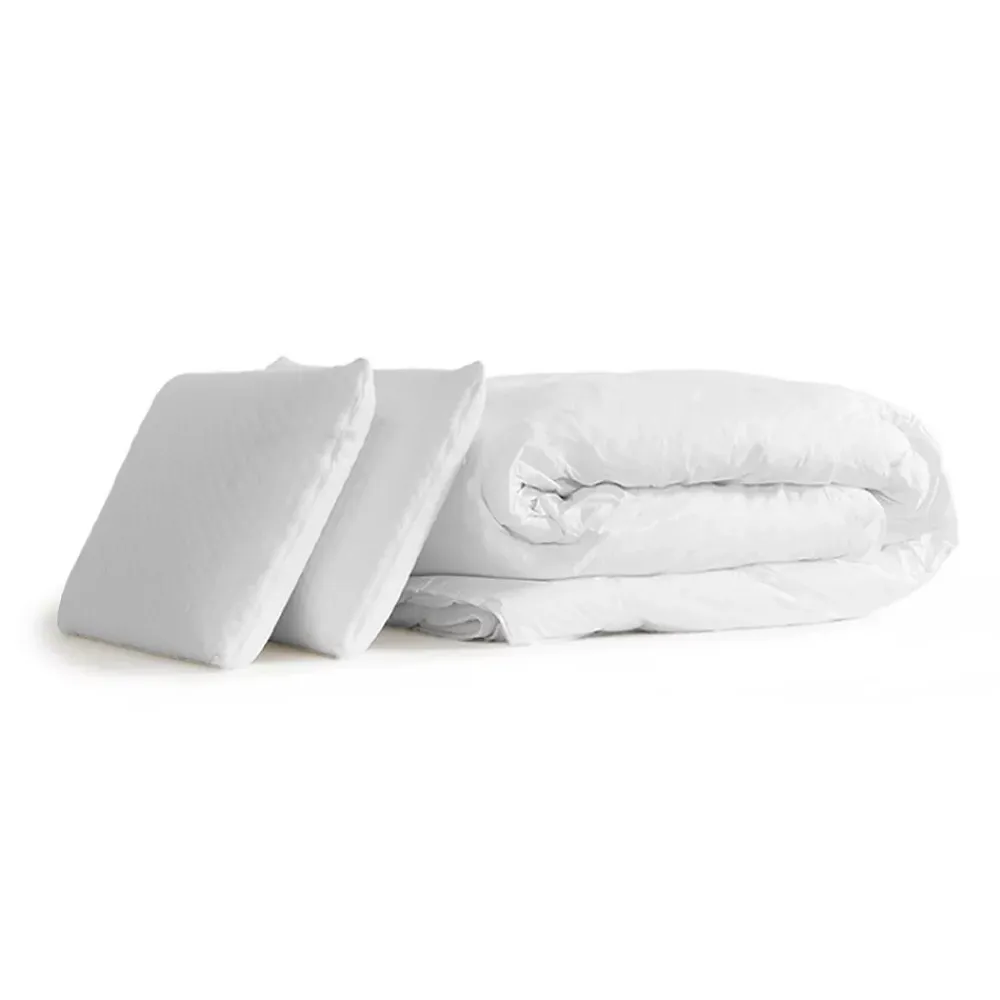 Bodycare Pack sommier tapissier matelas Ressorts ensachés avec couette et oreillers* Ensemble Sommier Et Matelas