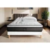 Prestige Literie Pack sommier tapissier matelas Ressorts ensachés et mémoire de forme avec couette et oreillers* Ensemble Sommier Et Matelas