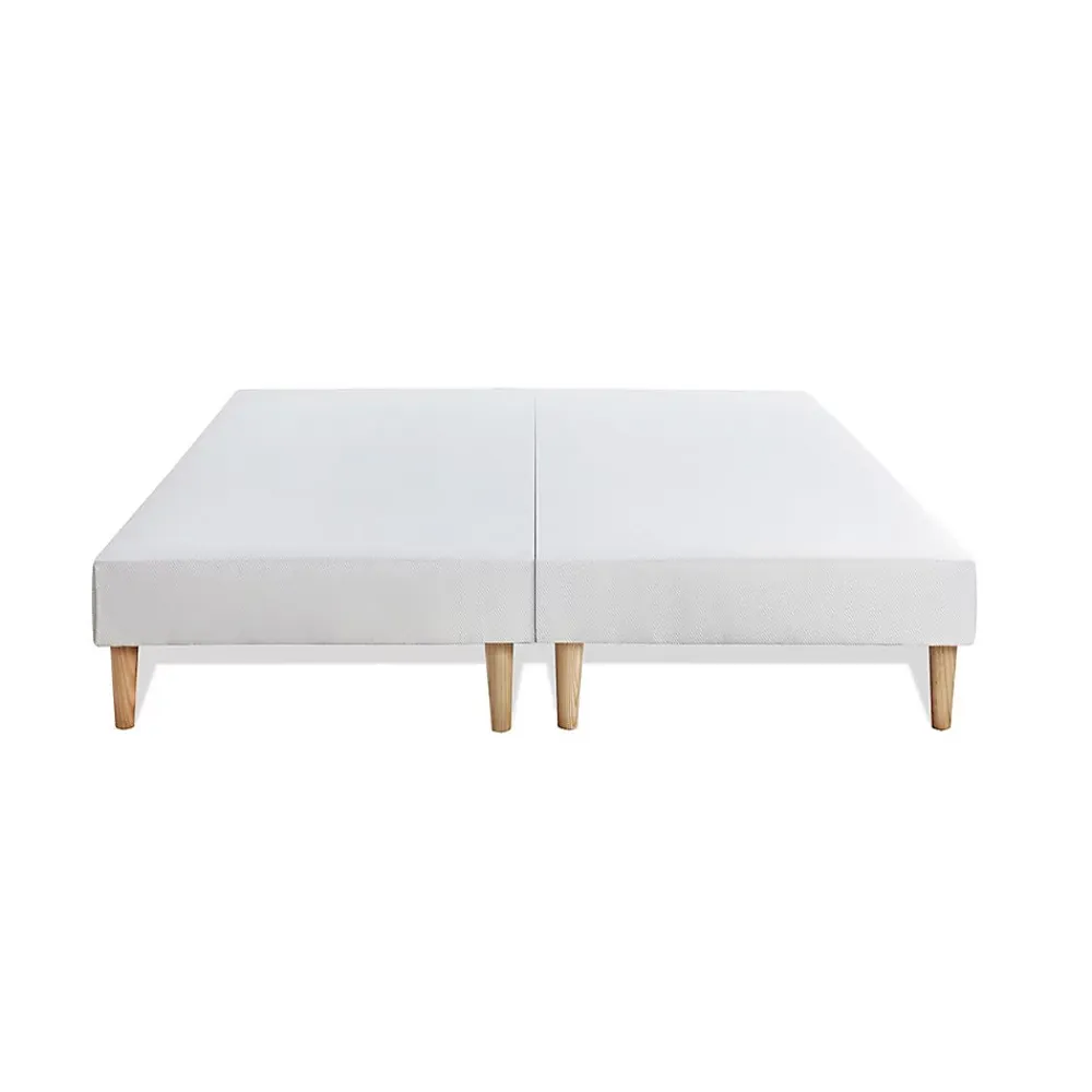 Marmottes & Co Pack sommier tapissier matelas Ressorts ensachés et mémoire de forme avec couette et oreillers* Ensemble Sommier Et Matelas