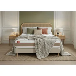 Pack sommier tapissier matelas Ressorts ensachés et mémoire de forme avec couette et oreillers>Marmottes & Co Sale