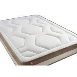 Marmottes & Co Pack sommier tapissier matelas Mémoire de forme avec couette et oreillers* Ensemble Sommier Et Matelas