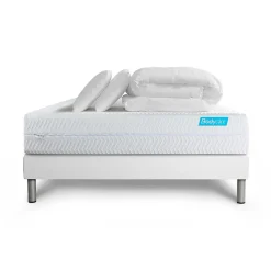Pack sommier tapissier matelas Mémoire de forme avec couette et oreillers>Bodycare Clearance