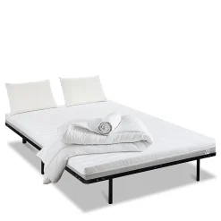 Pack Venus 180x200 cm Matelas Mousse + Sommier Métal + Accessoires>Olympe Literie Best