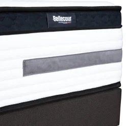 Pack Versailles 140x190 cm Matelas Ressorts ensachés + Sommier Bois + Accessoires><noscript><img data-lazyloaded=