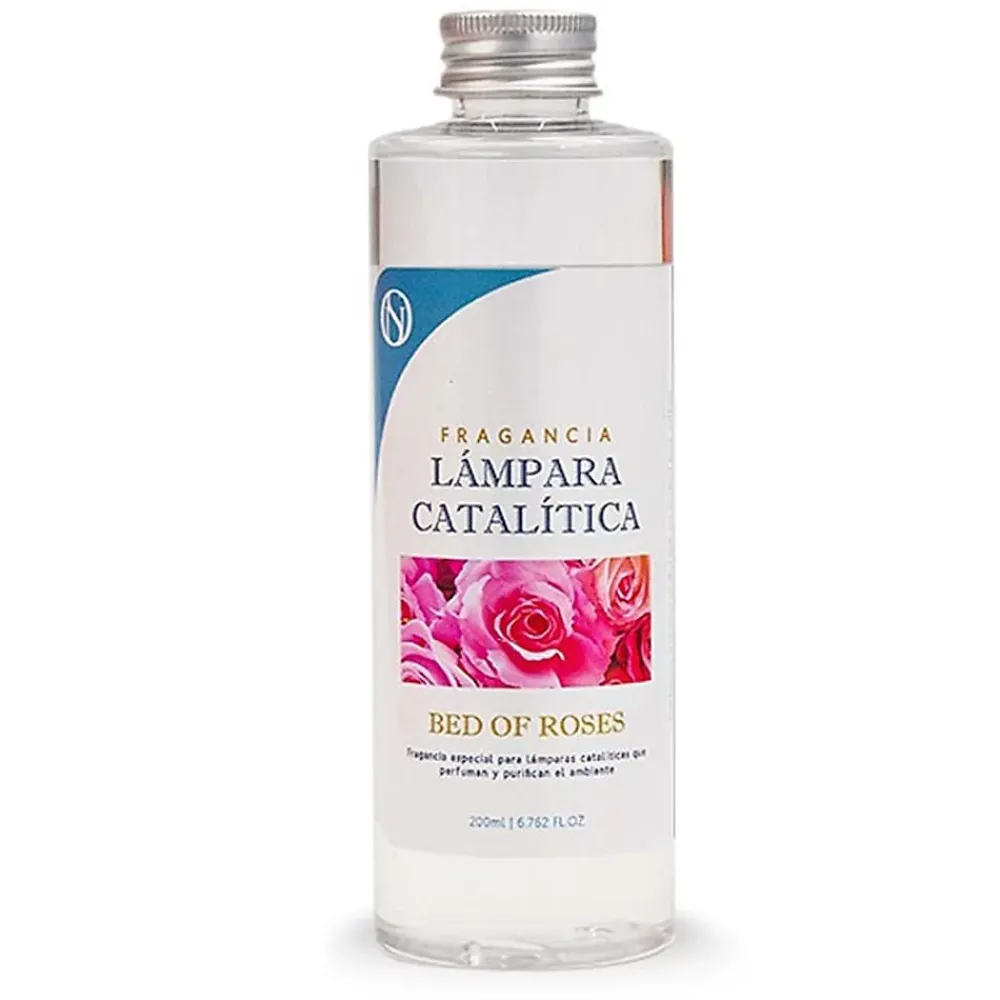 Mamamanuela Parfum Bed of Roses pour lampe catalytique (200 ml) - Élimine les mauvaises odeurs et les impuretés, parfume et nettoie* Désodorisant Et Parfum D'Ambiance